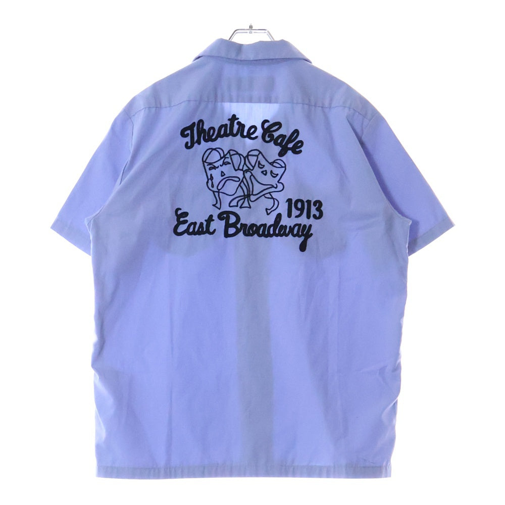 SCHOTT(ショット) 90-00s VINTAGE WORK SHIRTS 刺繍 ポリエステル コットン混 ワークシャツ 半袖シャツ