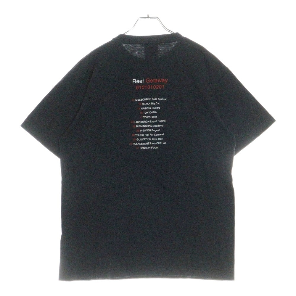 VINTAGE(ヴィンテージ) 00s REEF GETAWAY SUPERHERO リーフゲッタウェイ半袖Tシャツ カットソー ブラック