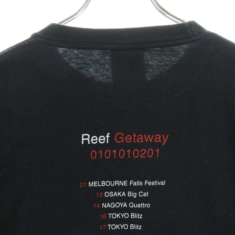 VINTAGE(ヴィンテージ) 00s REEF GETAWAY SUPERHERO リーフゲッタウェイ半袖Tシャツ カットソー ブラック