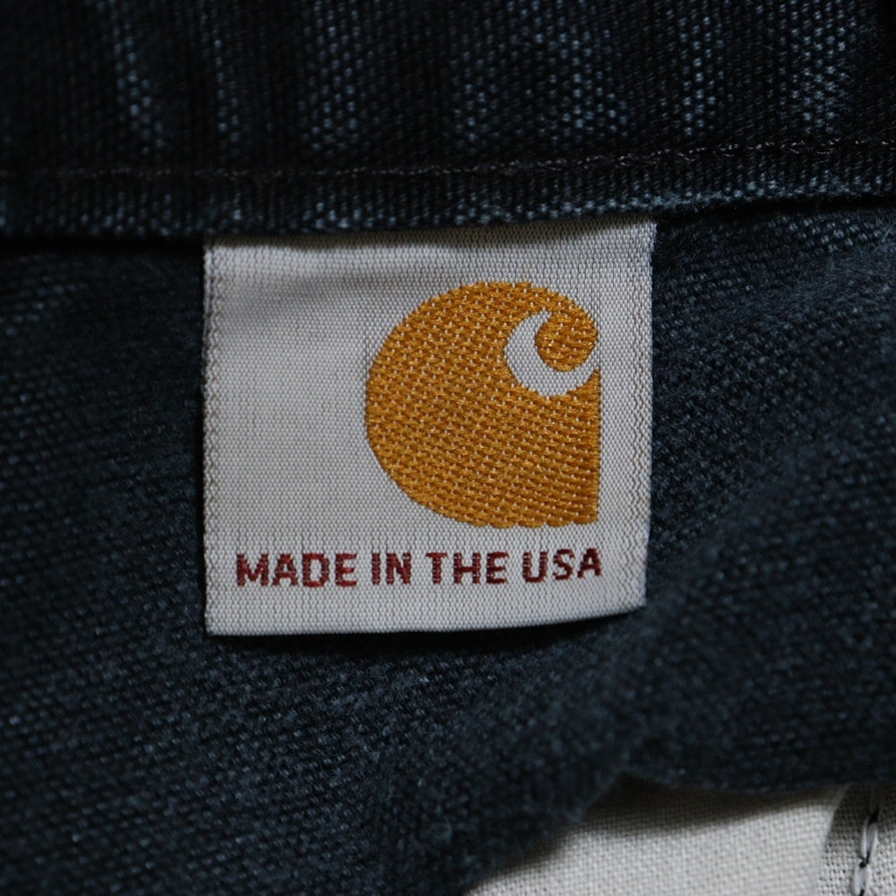 CARHARTT(カーハート) DOUBLE KNEE COTTON DUCK PAINTER PANTS ダブルニー カーペンターパンツ ペインター コットンダック ブラック MADE IN USA