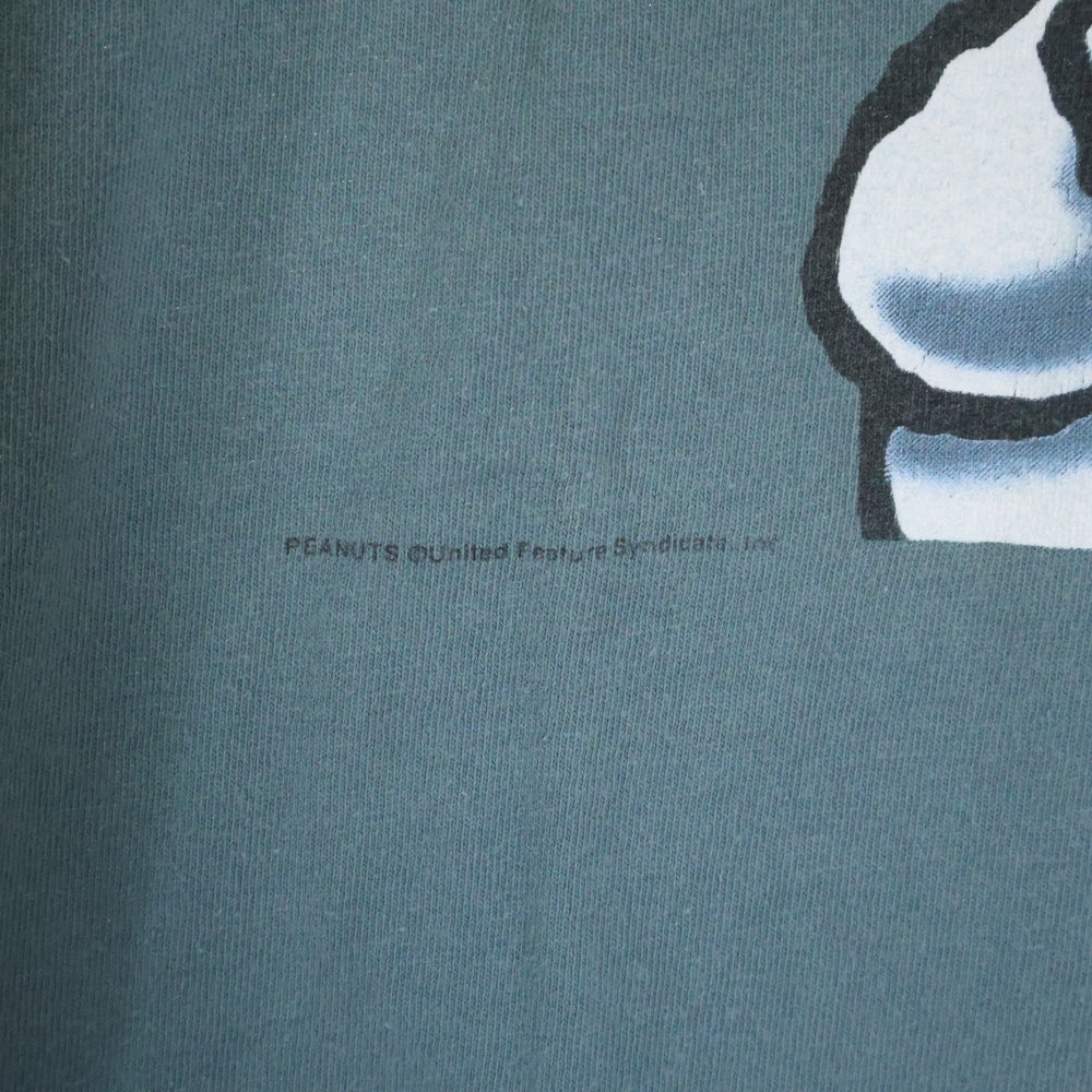 VINTAGE(ヴィンテージ) 90s JOE COOL PEANUTS SNOOPY ピーナッツ スヌーピー Tシャツ 半袖カットソー グリーン