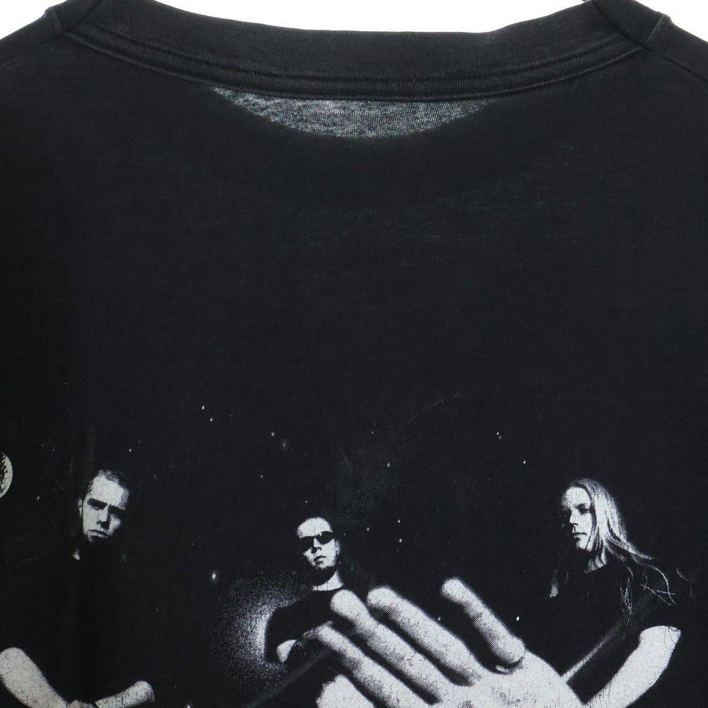 VINTAGE(ヴィンテージ) 00s IN FLAMES WHORACLE L/S インフレイム 両面プリント アームプリント Tシャツ 半袖カットソー ブラック