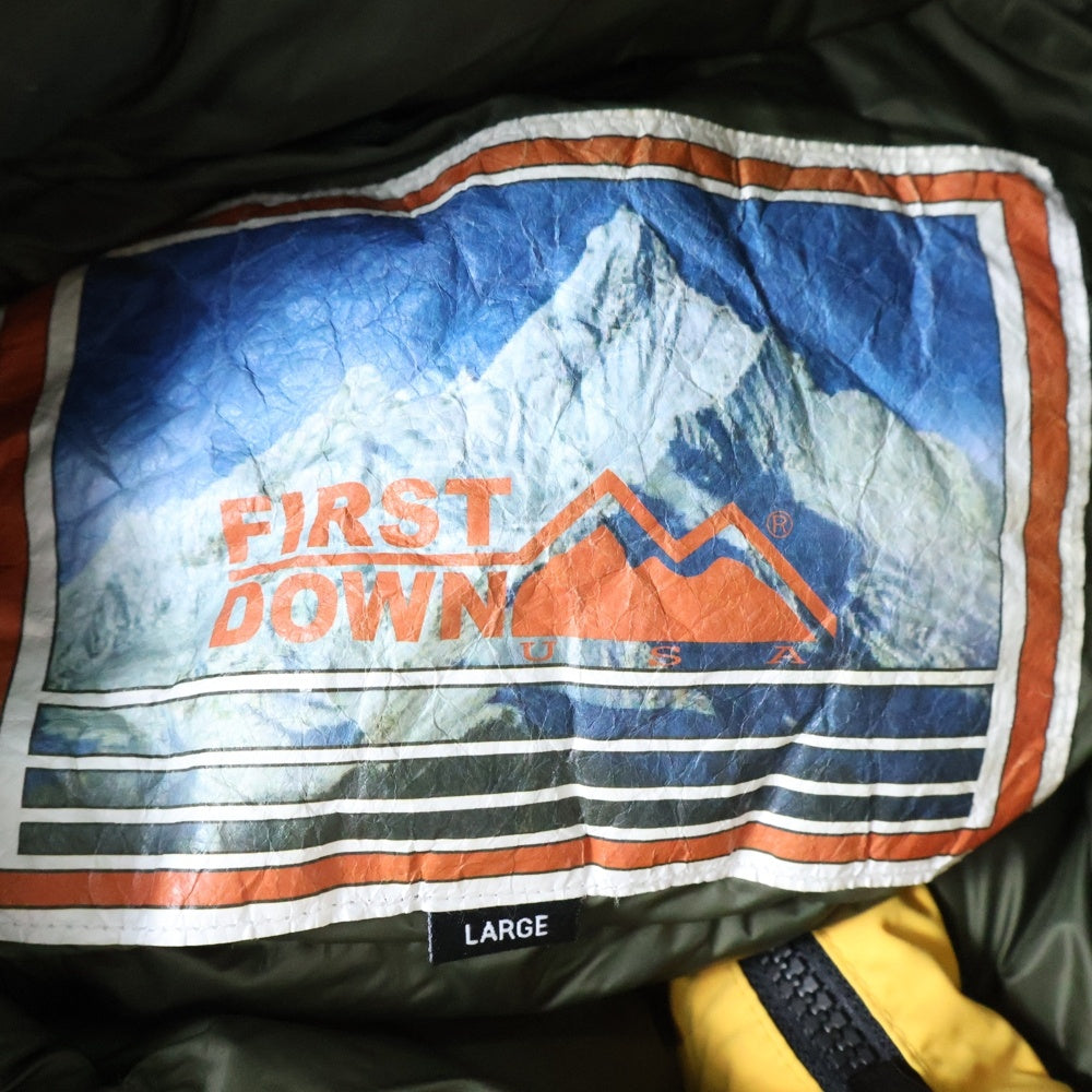 FIRST DOWN(ファーストダウン) MULTI DOWN PARKA マルチダウンパーカー 642502C イエロー