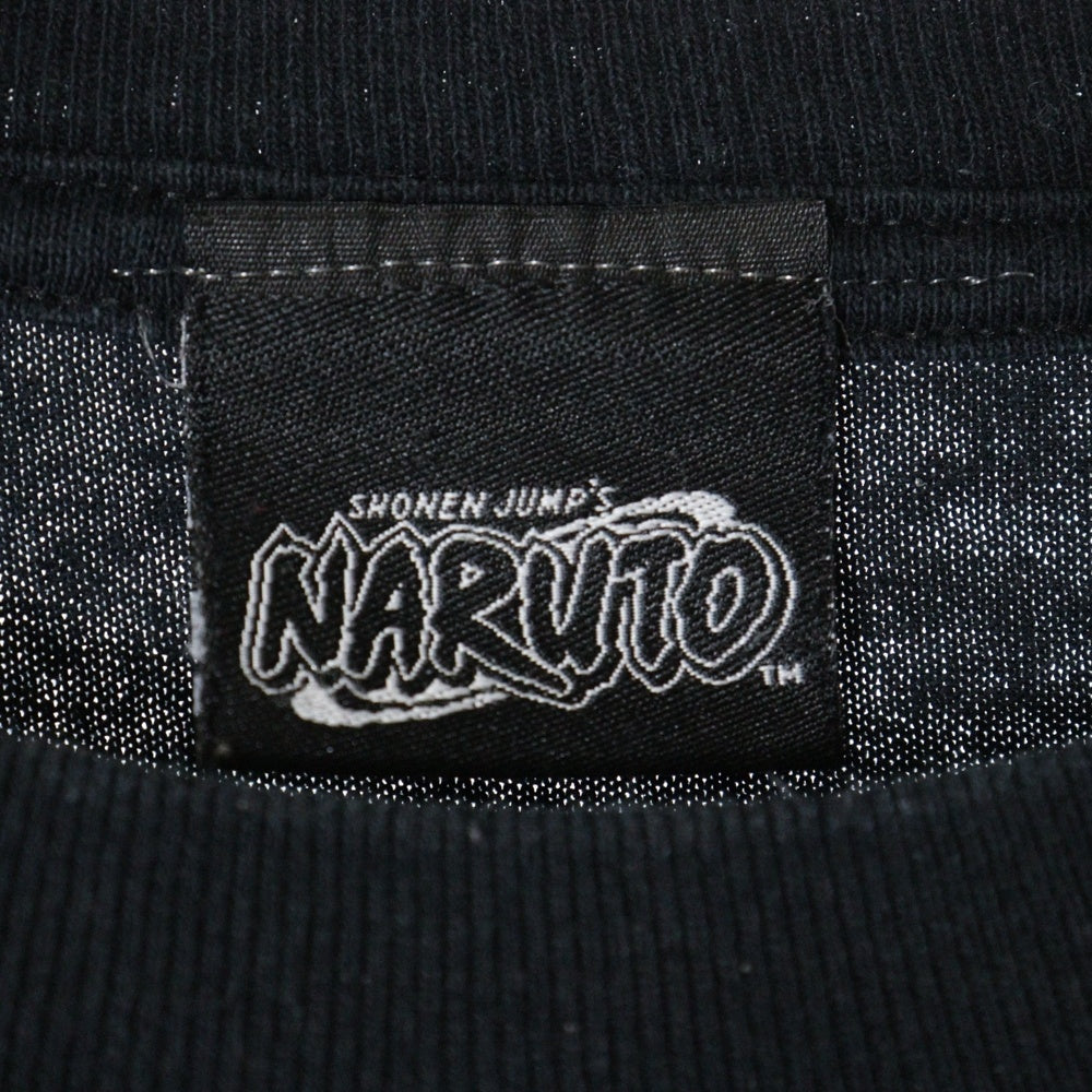 VINTAGE(ヴィンテージ) 00s NARUTO GAARA ナルト 我愛羅 ガアラ フロント プリント Tシャツ 半袖カットソー ブラック