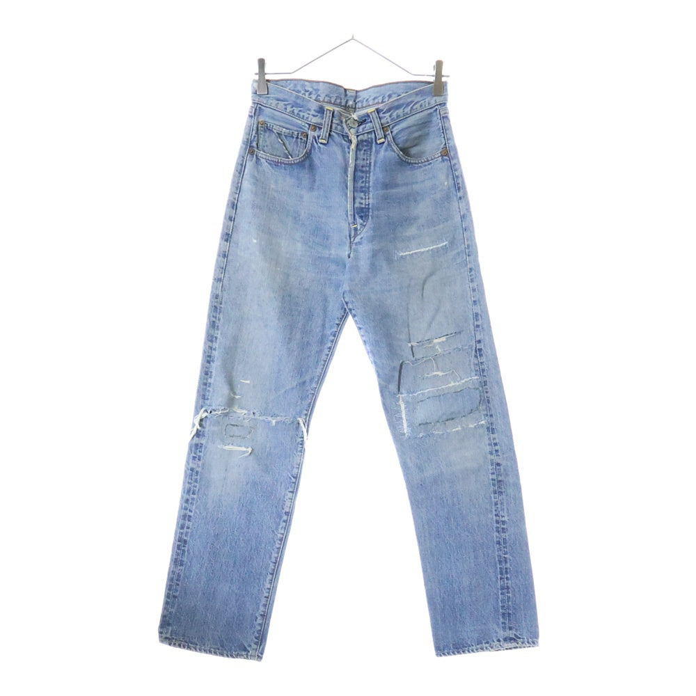 Levi's(リーバイス) 70s 501 BIG E 後期 ボタン裏刻印6 通常R 不均等V 平行ステッチ デニム パンツ インディゴ