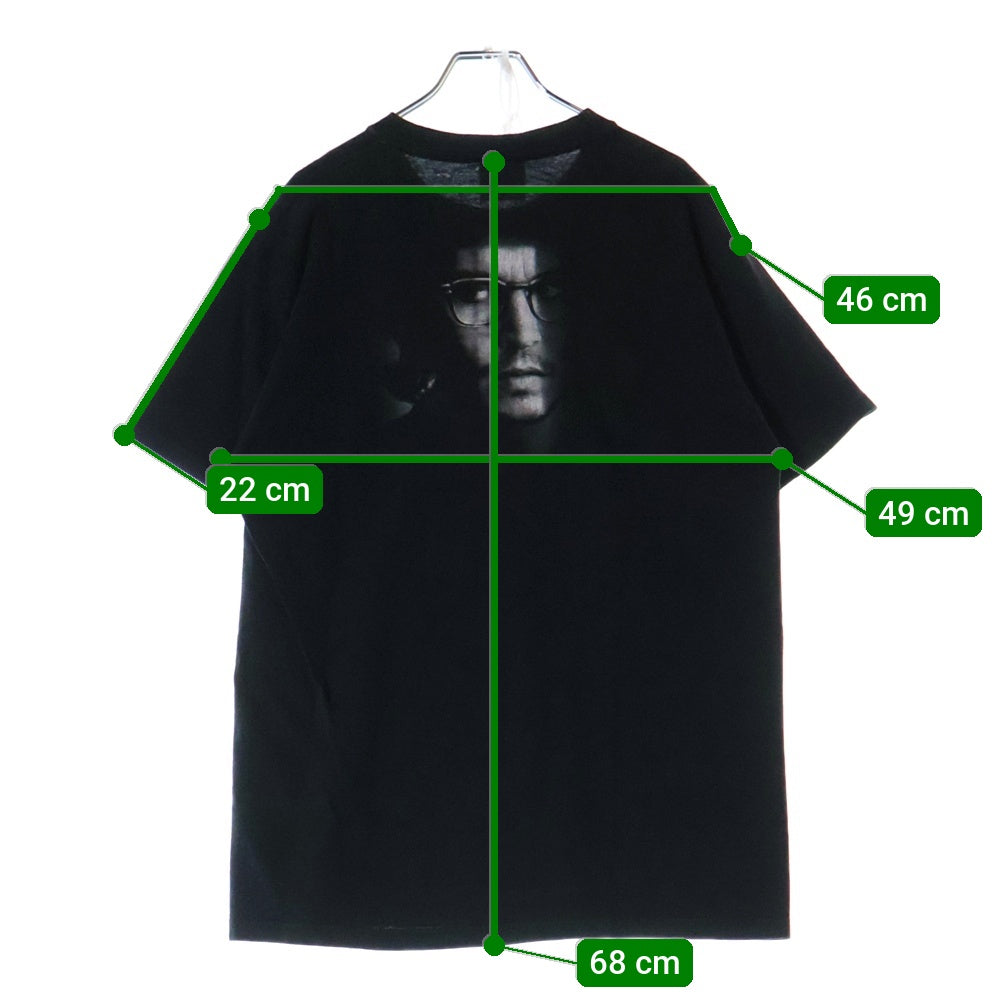 VINTAGE(ヴィンテージ) 00s SECRET WINDOW MOVIE TEE シークレットウインドウ ジョニーデップ 両面プリント Tシャツ 半袖カットソー ブラック