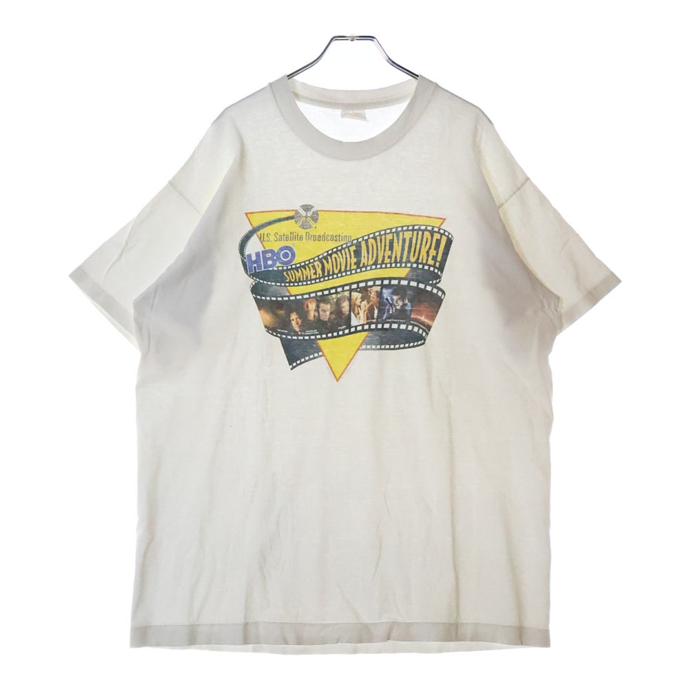 VINTAGE(ヴィンテージ) 90s HBO SUMMER MOVIE ADVENTURE MOVIE TEE エイチビーオー フロントプリント Tシャツ 半袖カットソー ホワイト