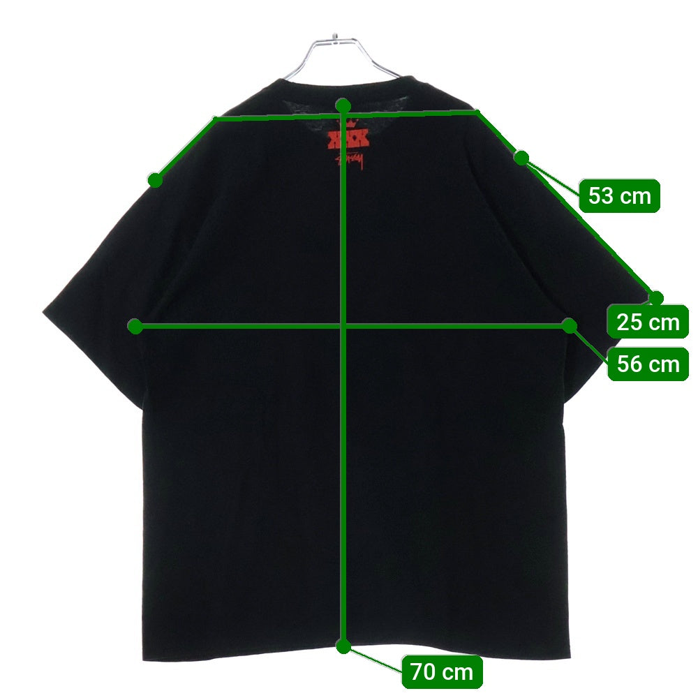 STUSSY(ステューシー) 10s STAR WARS スターウォーズ コラボ プリント Tシャツ ブラック