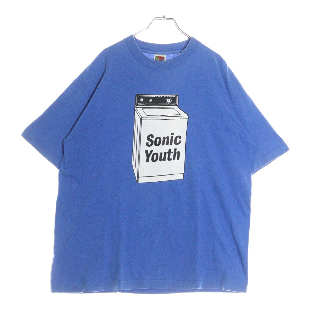 VINTAGE(ヴィンテージ) 90s SONIC YOUTH WASHING MACHINE ソニックユース プリント 半袖Tシャツ ブルー