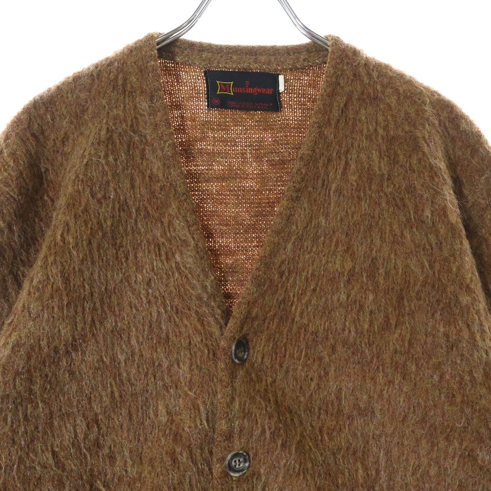 VINTAGE(ヴィンテージ) 60s Munsingwear MOHAIR CARDIGAN マンシングウェア モヘア カーディガン ブラウン