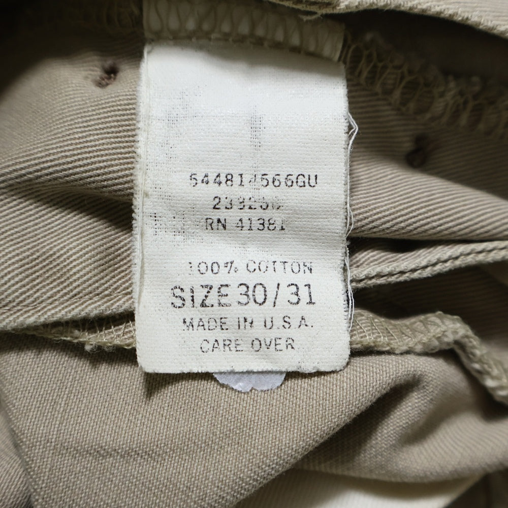 RRL(ダブルアールエル) チノクロス ノータック パンツ 三ツ星 C-TK1247 ベージュ