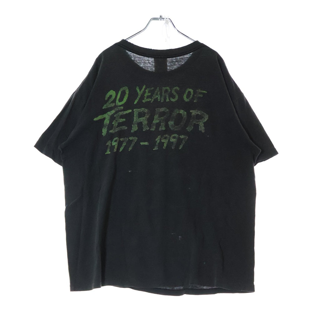 VINTAGE(ヴィンテージ) 90s MISFITS 20YEARS OF TERROR ミスフィッツ 両面プリント Tシャツ 半袖カットソー ブラック