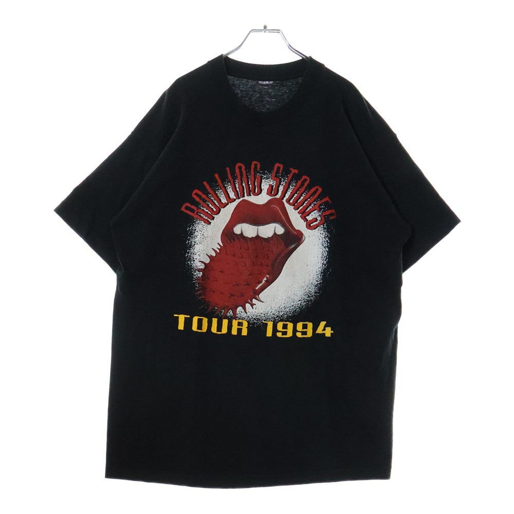 VINTAGE(ヴィンテージ) 90s ROLLING STONES VOODOO LOUNGE SPIKE LIP&TONGUE ローリングストーンズ ヴードゥー ラウンジ スパイク リップ&タン Tシャツ 半袖カットソー ブラック