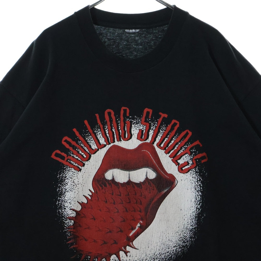VINTAGE(ヴィンテージ) 90s ROLLING STONES VOODOO LOUNGE SPIKE LIP&TONGUE ローリングストーンズ ヴードゥー ラウンジ スパイク リップ&タン Tシャツ 半袖カットソー ブラック