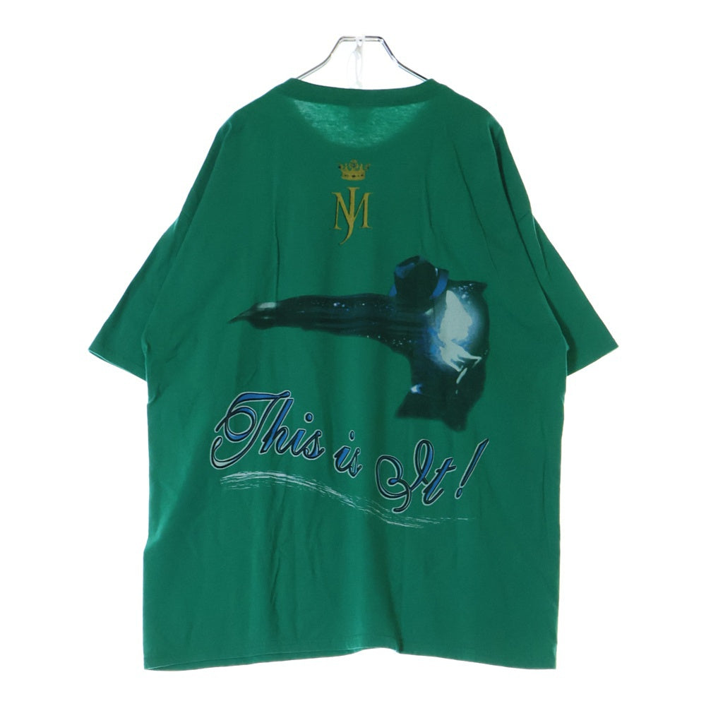 VINTAGE(ヴィンテージ) 00s MICHAEL JACKSON マイケルジャクソン1958-2009 S/S 半袖カットソー グリーン