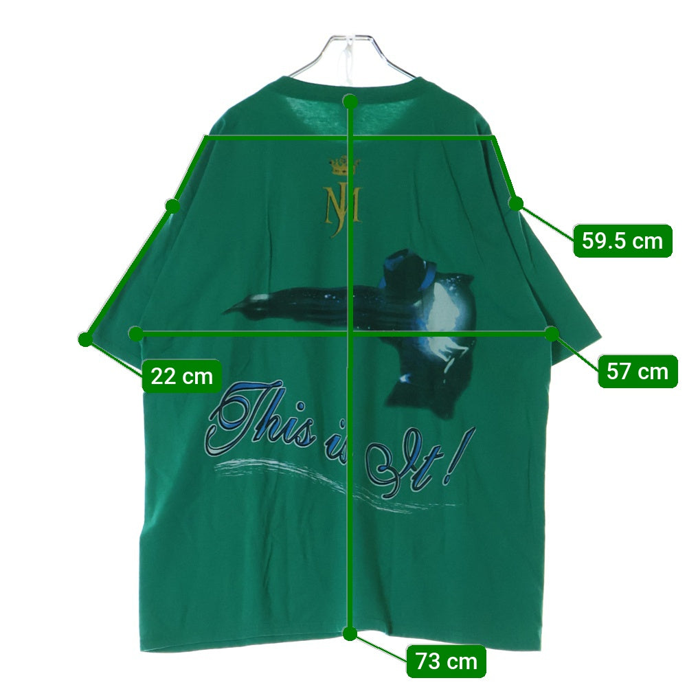 VINTAGE(ヴィンテージ) 00s MICHAEL JACKSON マイケルジャクソン1958-2009 S/S 半袖カットソー グリーン