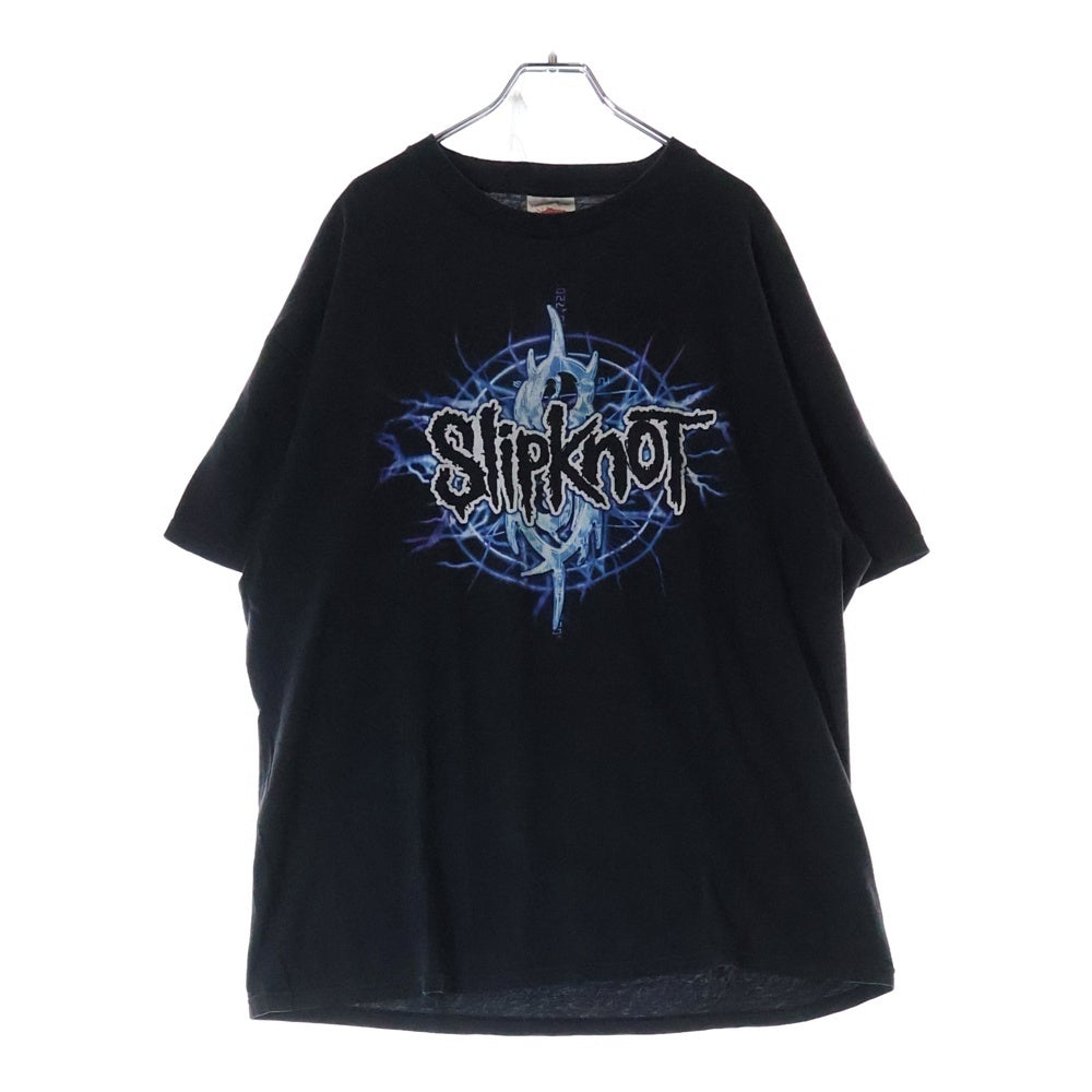 VINTAGE(ヴィンテージ) 00s SLIPKNOT TENNESSEE RIVER スリップノット 両面プリント 半袖Tシャツ カットソー ブラック