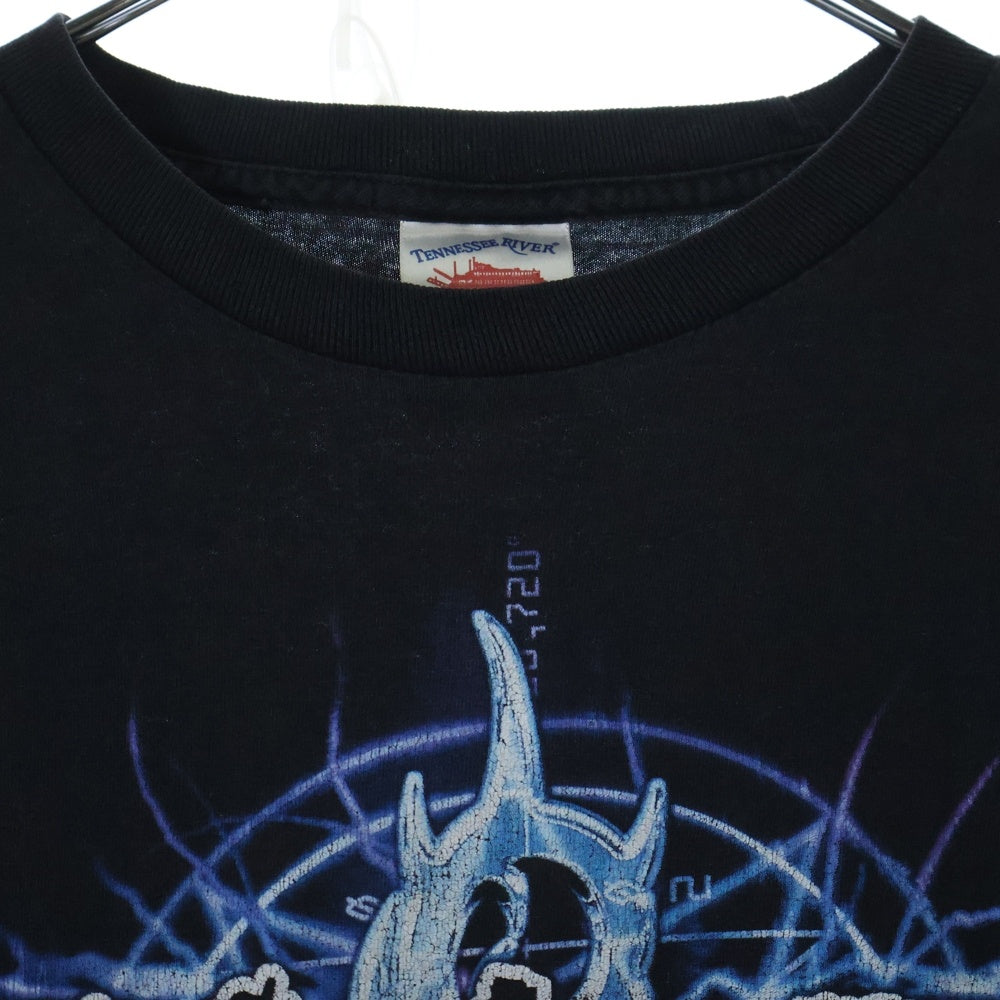 VINTAGE(ヴィンテージ) 00s SLIPKNOT TENNESSEE RIVER スリップノット 両面プリント 半袖Tシャツ カットソー ブラック