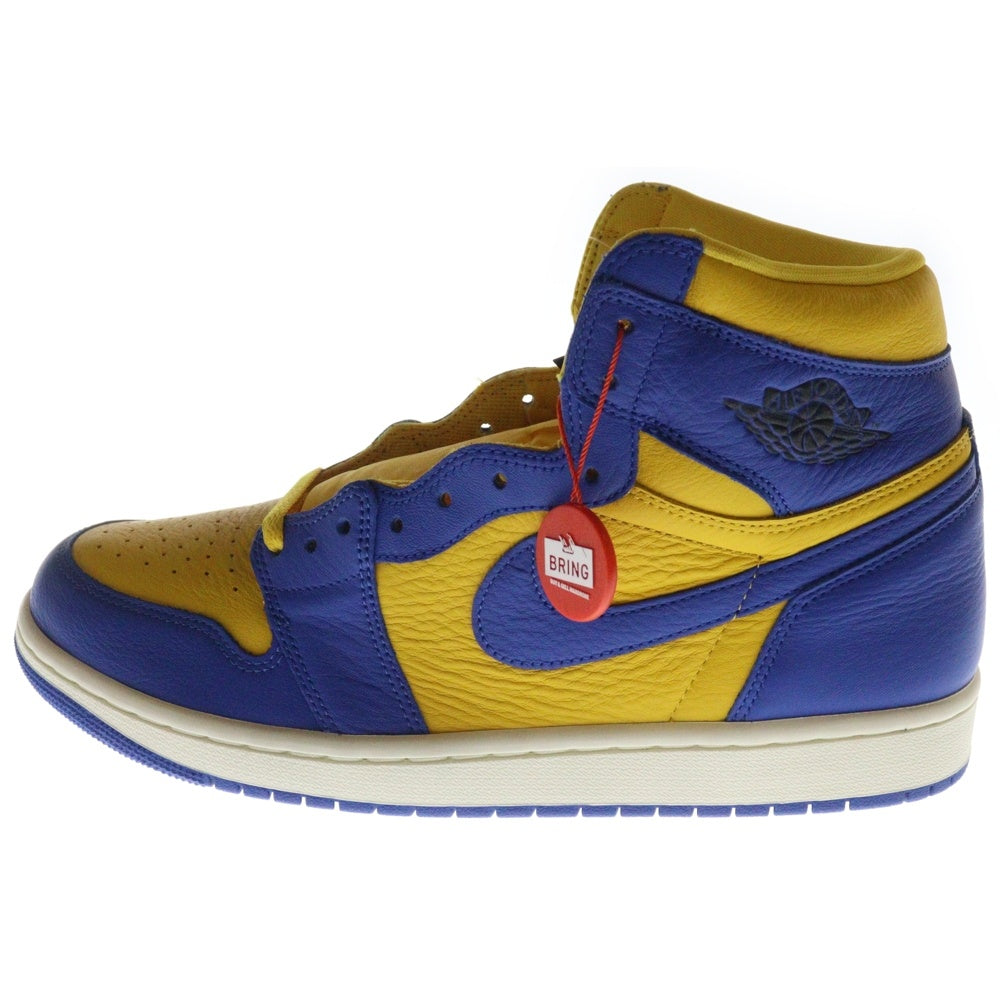 NIKE(ナイキ) Womens Air Jordan 1 High OG Game Royal and Varsity Maize ナイキ ウィメンズ エアジョーダン1 ハイ OG ハイカットスニーカー FD2596-700 US11.5/28.5cm