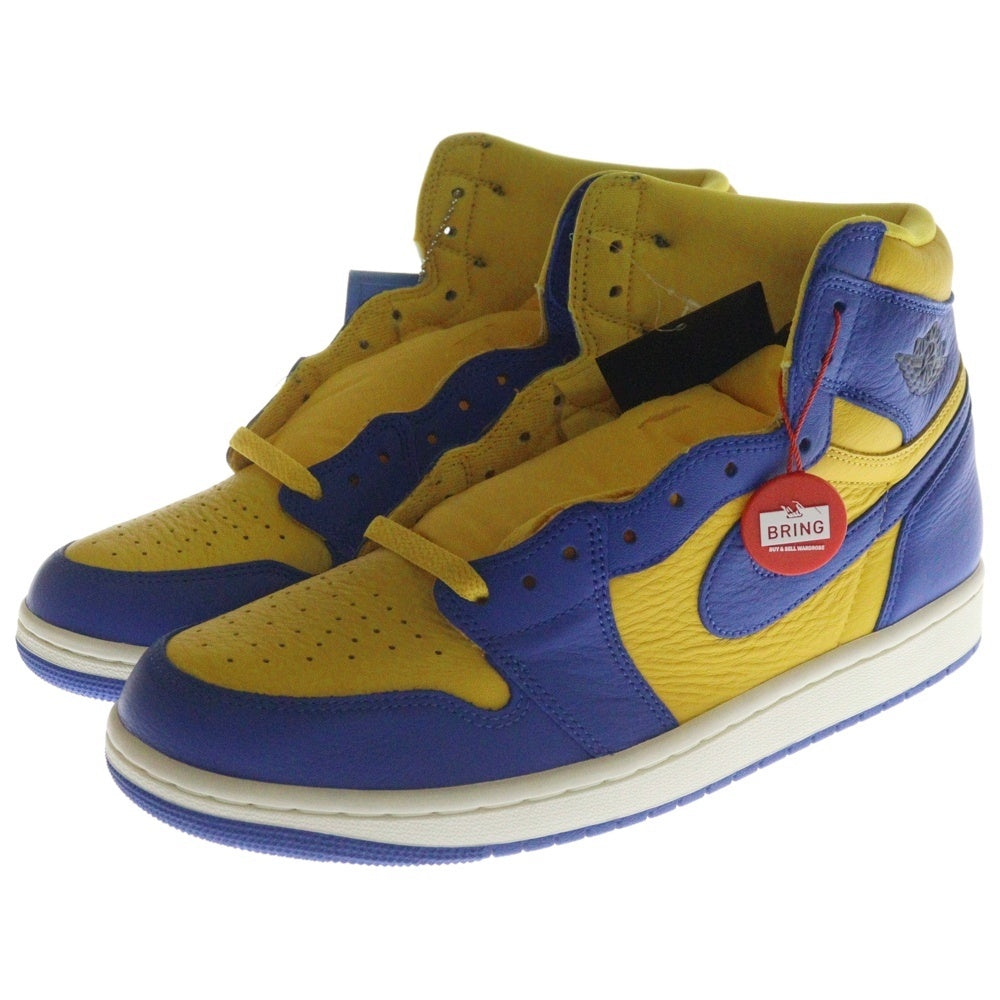 NIKE(ナイキ) Womens Air Jordan 1 High OG Game Royal and Varsity Maize ナイキ ウィメンズ エアジョーダン1 ハイ OG ハイカットスニーカー FD2596-700 US11.5/28.5cm