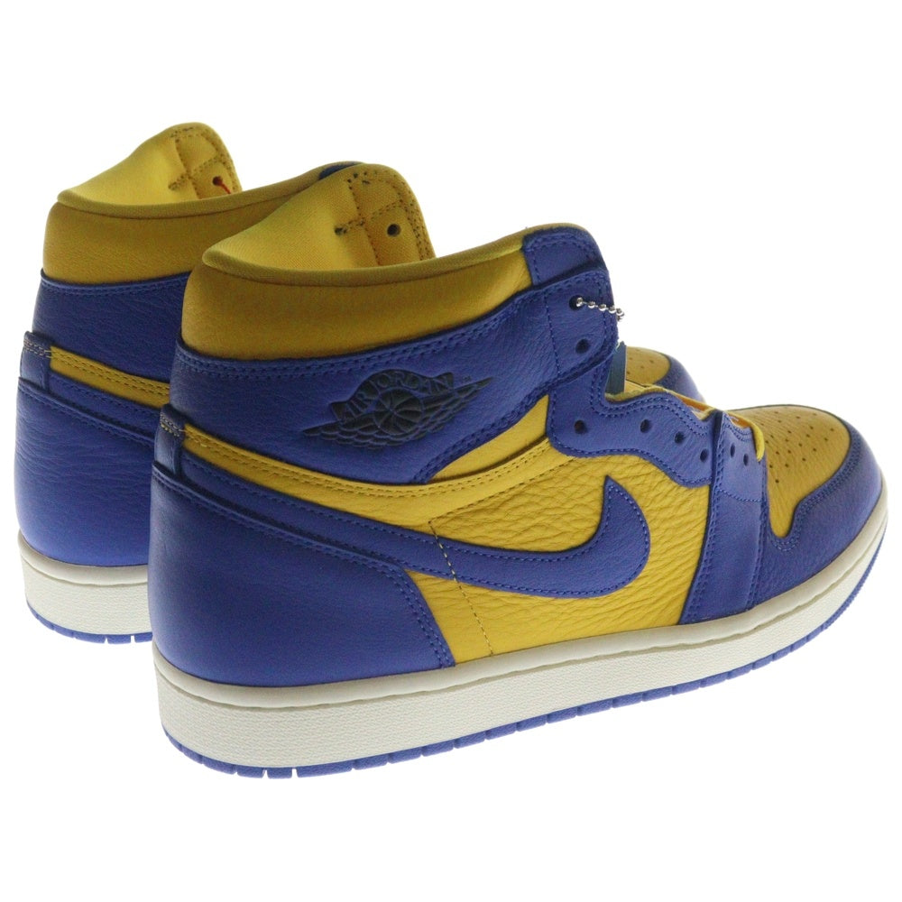 NIKE(ナイキ) Womens Air Jordan 1 High OG Game Royal and Varsity Maize ナイキ ウィメンズ エアジョーダン1 ハイ OG ハイカットスニーカー FD2596-700 US11.5/28.5cm