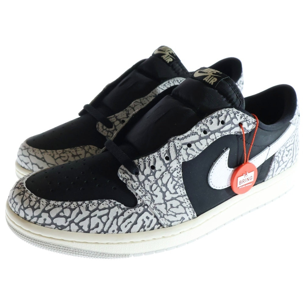 NIKE(ナイキ) AIR JORDAN 1 RETRO LOW OG Black Toe エアジョーダン1 レトロ ロー OG ローカットスニーカー CZ0790-001 ブラック/グレー US10/28cm