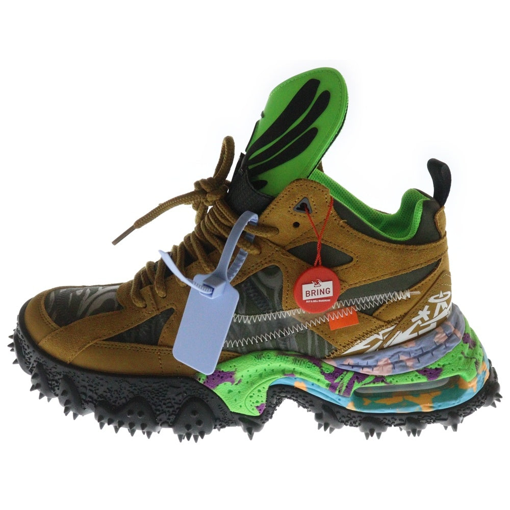 NIKE(ナイキ) × Off-White Air Terra Forma Wheat and Green Strike オフホワイト エアテラフォーマ ウィート アンド グリーンストライク DQ1615-700 ハイカットスニーカー US10/28cm