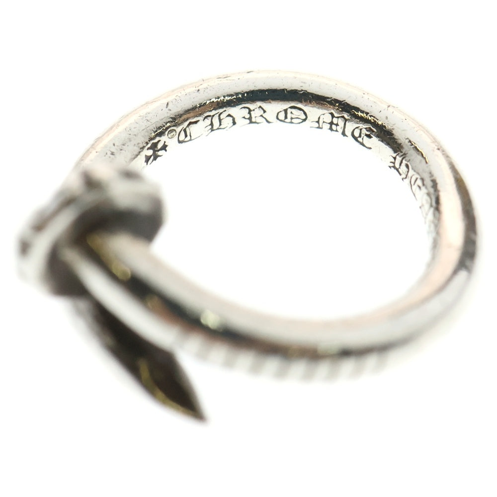 CHROME HEARTS(クロムハーツ) NAIL CRSBALL ネイル クロスボール リング シルバー BCA349