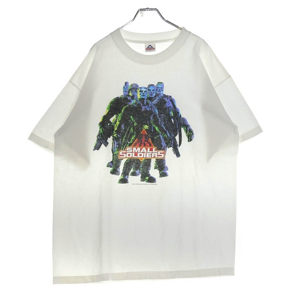 VINTAGE(ヴィンテージ) 90s SMALL SOLDIERS MOVIE TEE スモールソルジャーズ フロント プリント Tシャツ 半袖カットソー ホワイト
