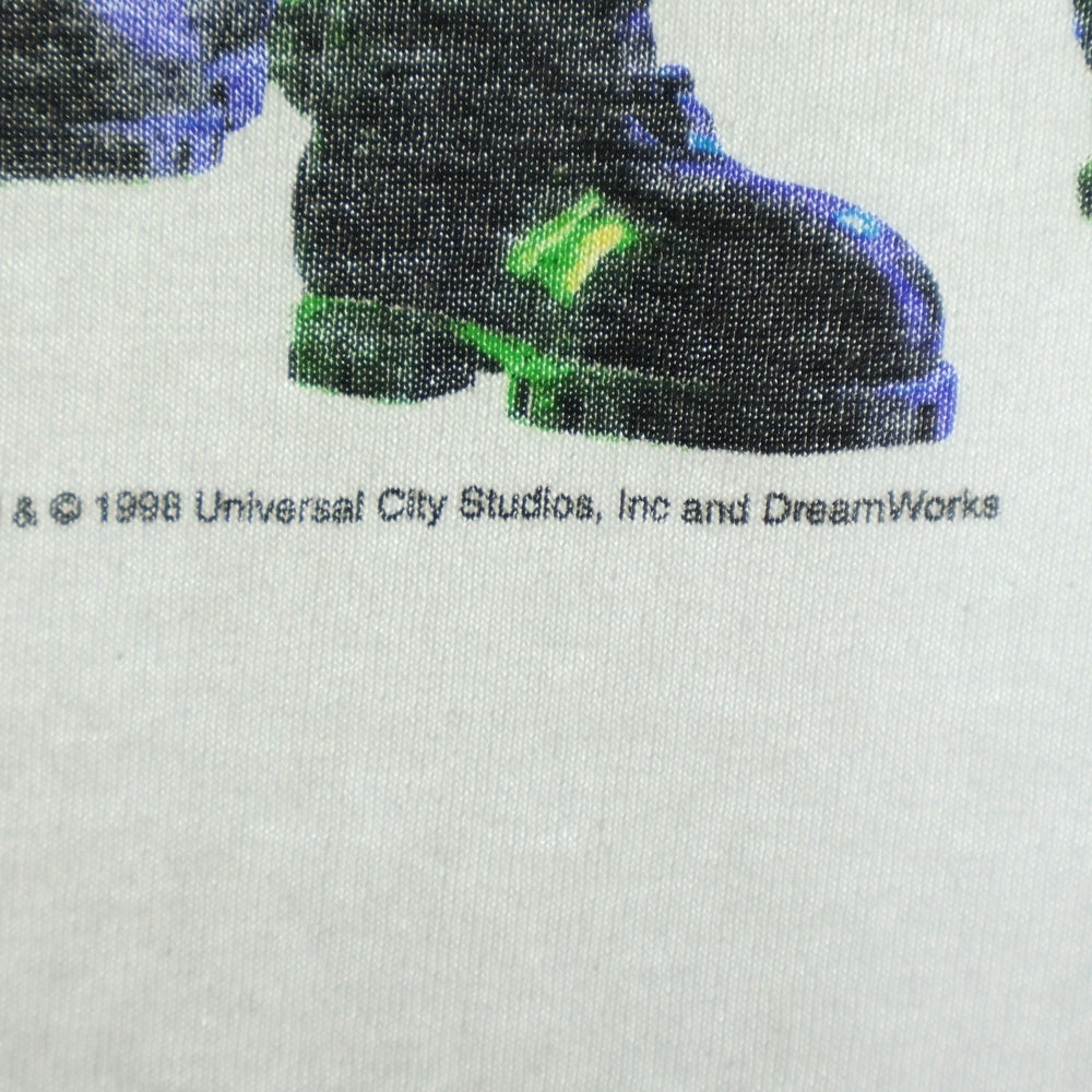 VINTAGE(ヴィンテージ) 90s SMALL SOLDIERS MOVIE TEE スモールソルジャーズ フロント プリント Tシャツ 半袖カットソー ホワイト