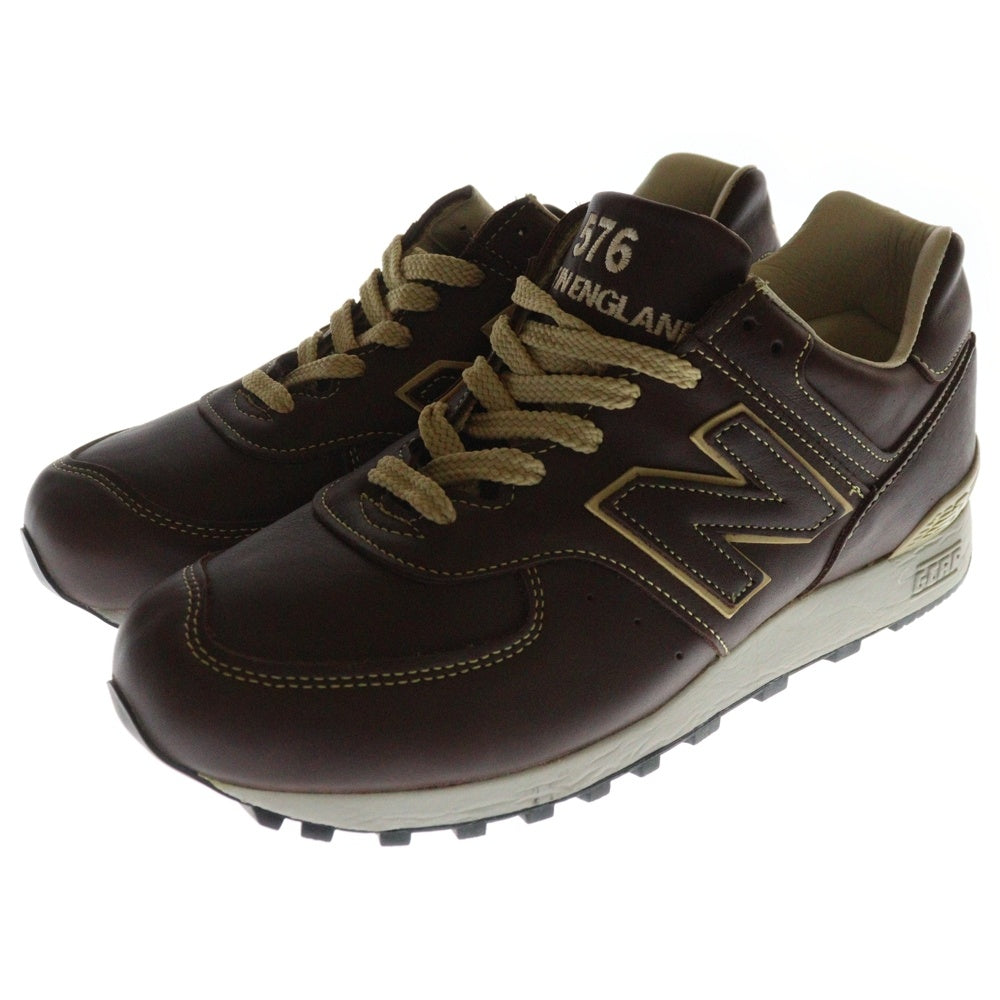New Balance(ニューバランス) LM576NB オールレザーモデル MADE IN ENGLAND ブラウン US7 1/2