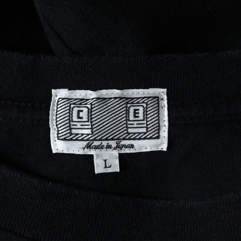 C.E(シーイー) ZIGGURAT CYCLE 半袖Tシャツ カットソー ブラック