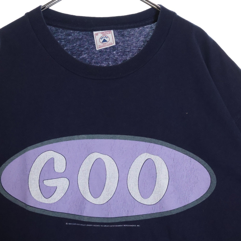 VINTAGE(ヴィンテージ) 90s GOO GOO DOLLS グー・グー・ドールズ 両面Tシャツ 半袖カットソー ネイビー
