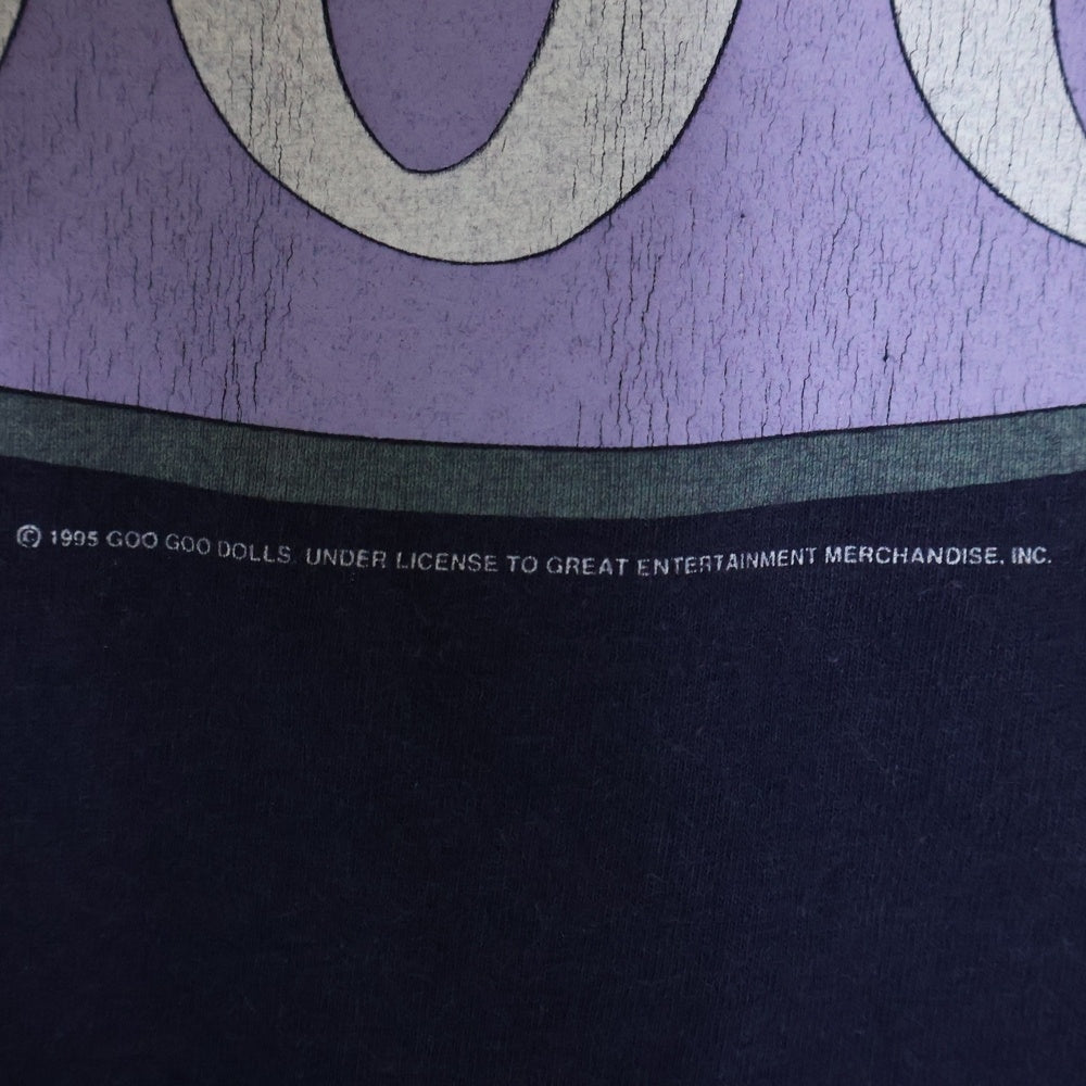 VINTAGE(ヴィンテージ) 90s GOO GOO DOLLS グー・グー・ドールズ 両面Tシャツ 半袖カットソー ネイビー