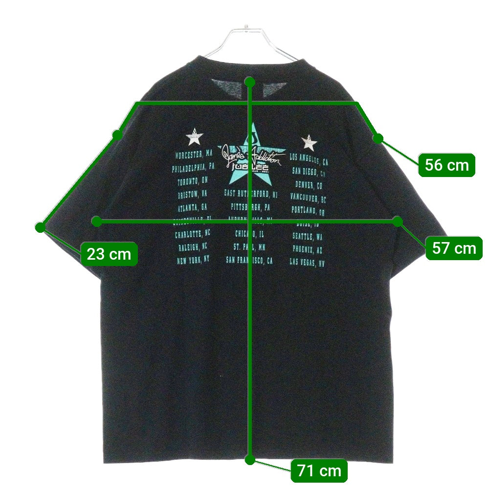 VINTAGE(ヴィンテージ) 00s Jane's Addiction TEE ジェーンズアディクション Tシャツ ブラック