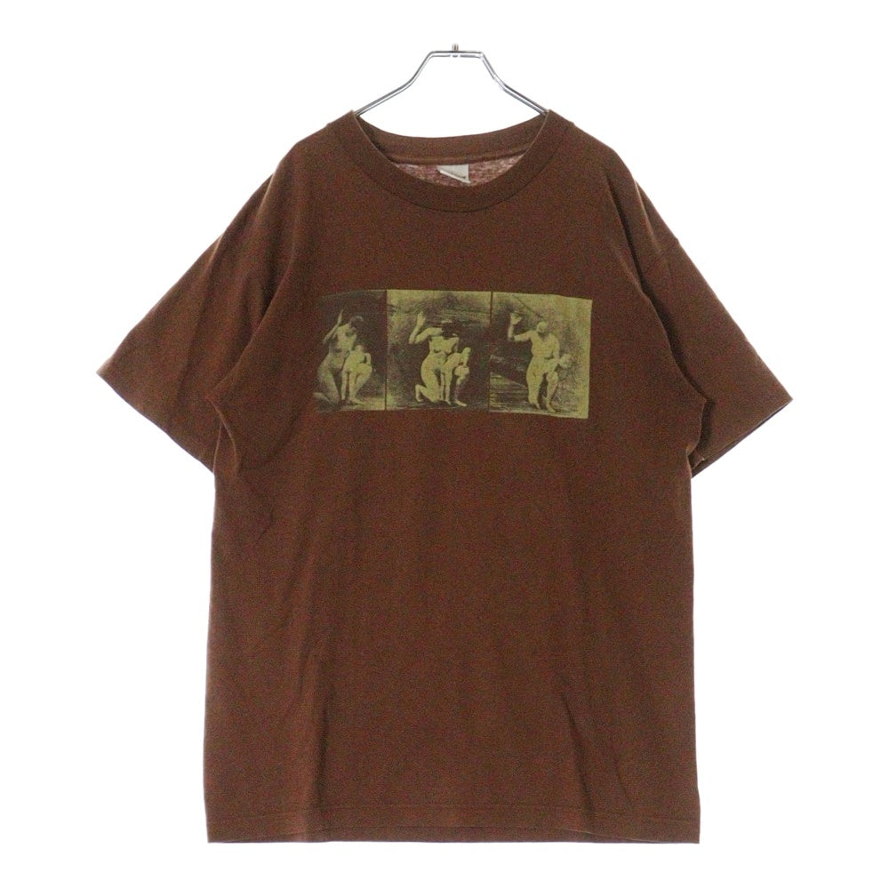 VINTAGE(ヴィンテージ) 90s KORN SPANKING TOUR 1995 コーン 両面プリント Tシャツ 半袖カットソー ブラウン