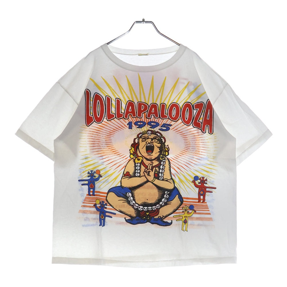 VINTAGE(ヴィンテージ) 90s LOLLAPALOOZA 1995 FESTIVAL ロラパルーザ フェスティバル 両面プリント Tシャツ 半袖カットソー ホワイト