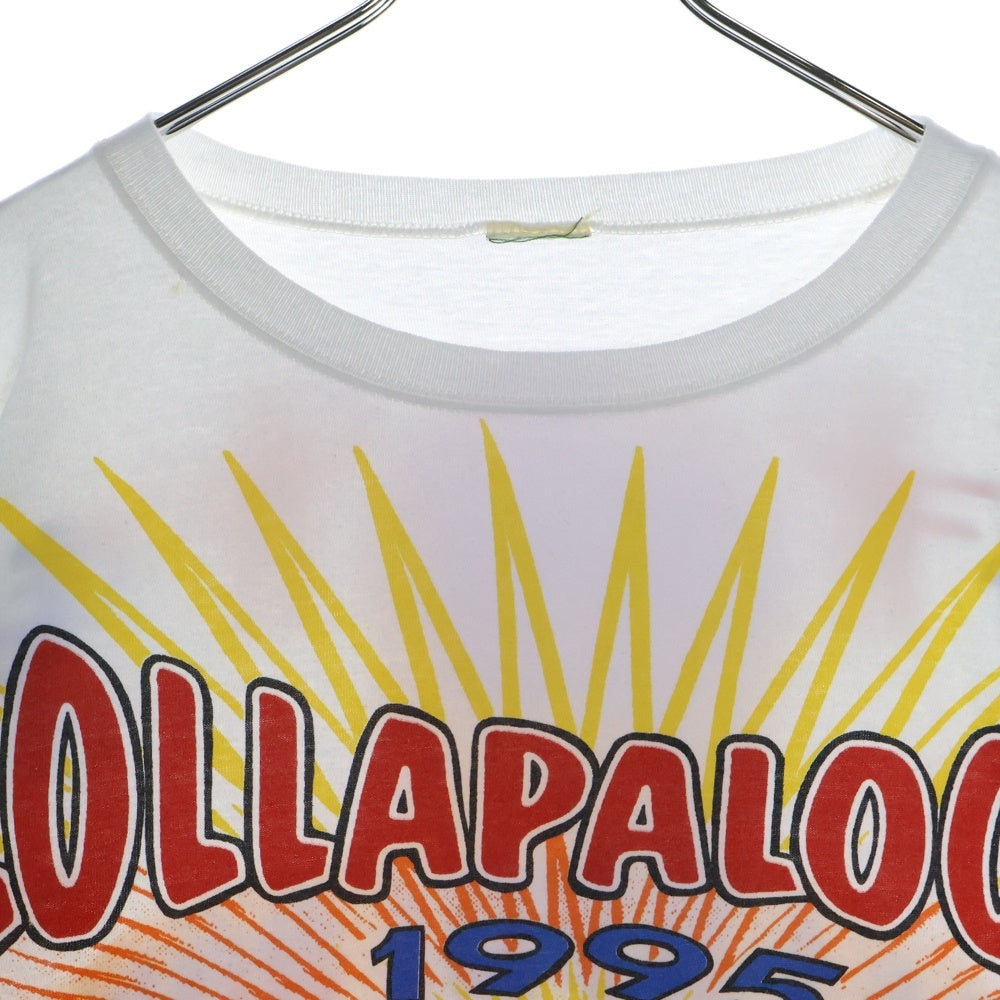VINTAGE(ヴィンテージ) 90s LOLLAPALOOZA 1995 FESTIVAL ロラパルーザ フェスティバル 両面プリント Tシャツ 半袖カットソー ホワイト