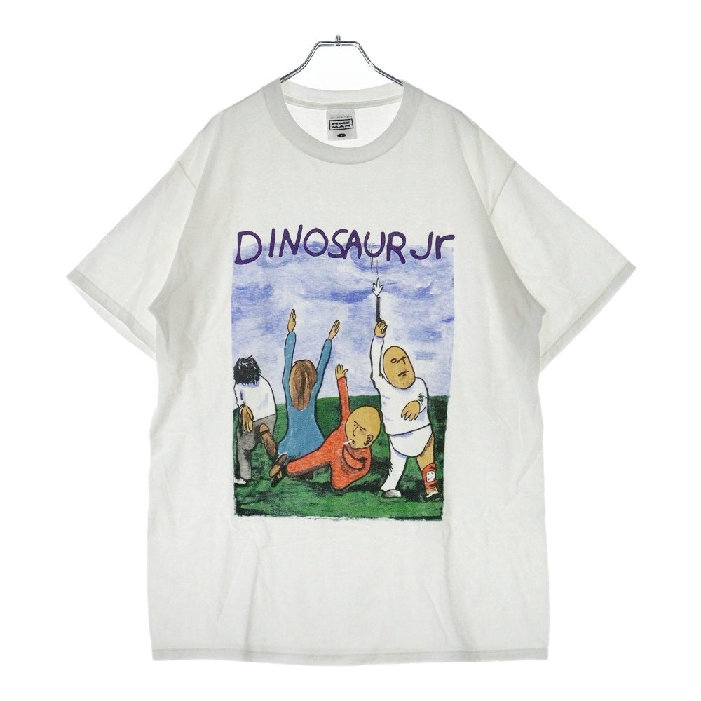 VINTAGE(ヴィンテージ) 90s DINOSAUR Jr WITHOUT A SOUND BACK COVER DESIGNフロントプリント Tシャツ 半袖カットソー ホワイト