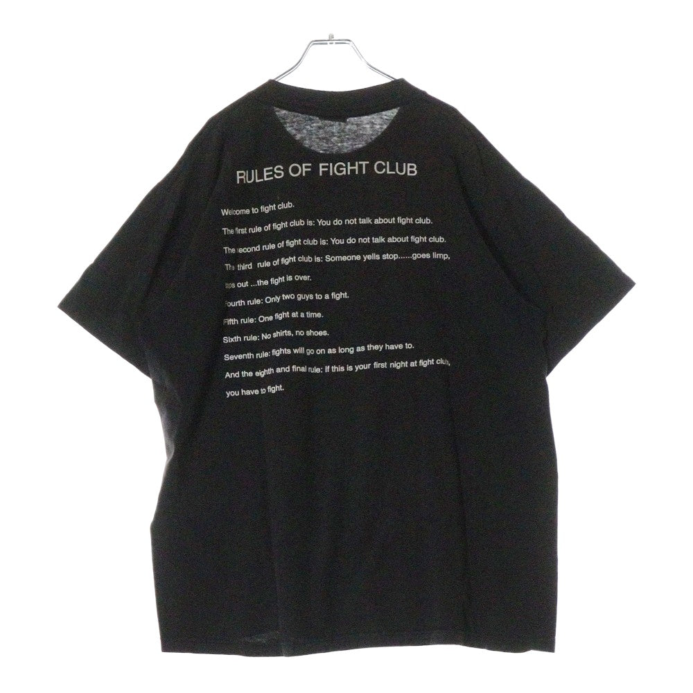 VINTAGE(ヴィンテージ) 00s FIGHT CLUB Rules Of Fight Club MOVIE TEE ファイトクラブ ルール Tシャツ 半袖カットソー ブラック