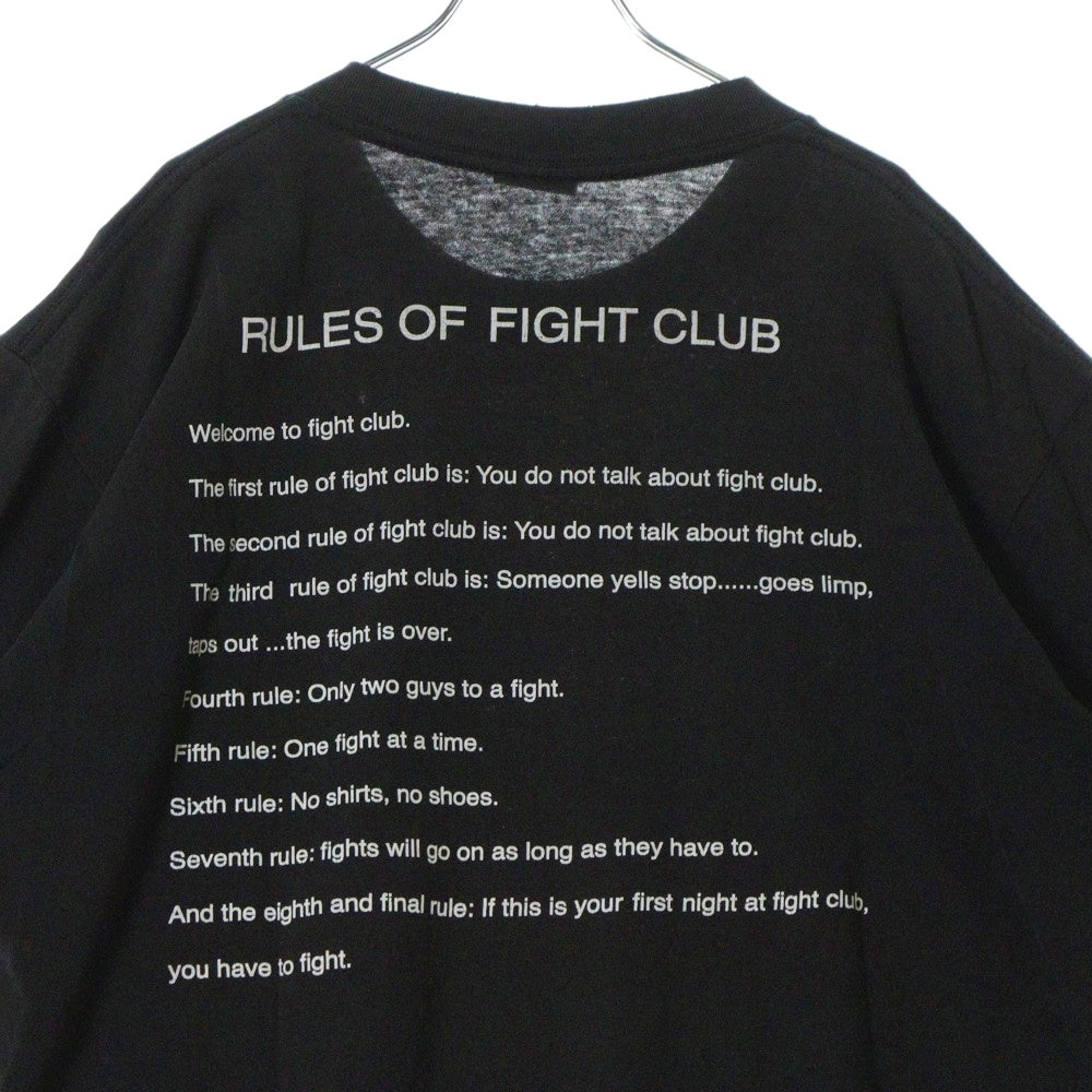 VINTAGE(ヴィンテージ) 00s FIGHT CLUB Rules Of Fight Club MOVIE TEE ファイトクラブ ルール Tシャツ 半袖カットソー ブラック
