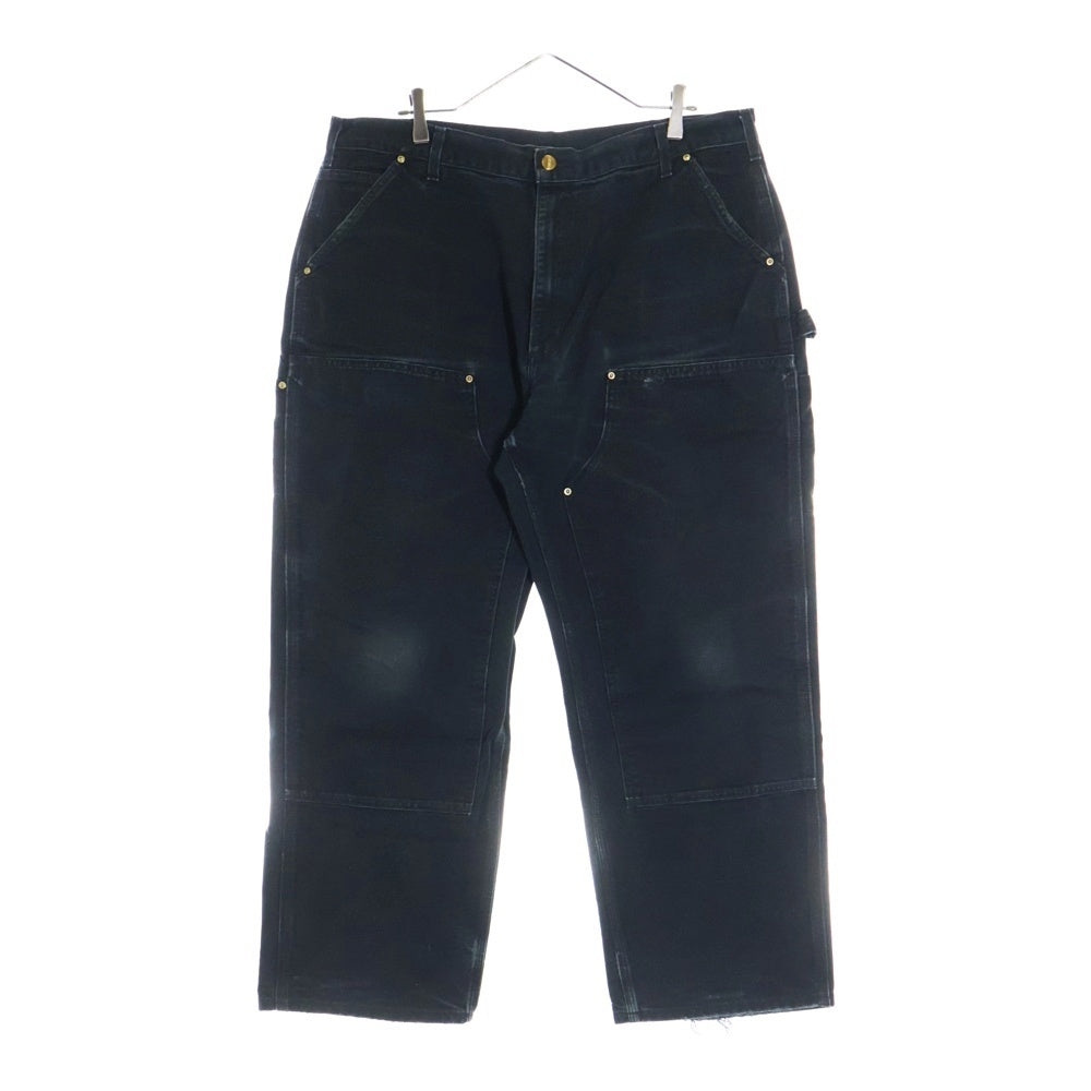 CARHARTT(カーハート) DOUBLE KNEE COTTON DUCK PAINTER PANTS ダブルニー カーペンターパンツ ペインター コットンダック ブラック MADE IN USA