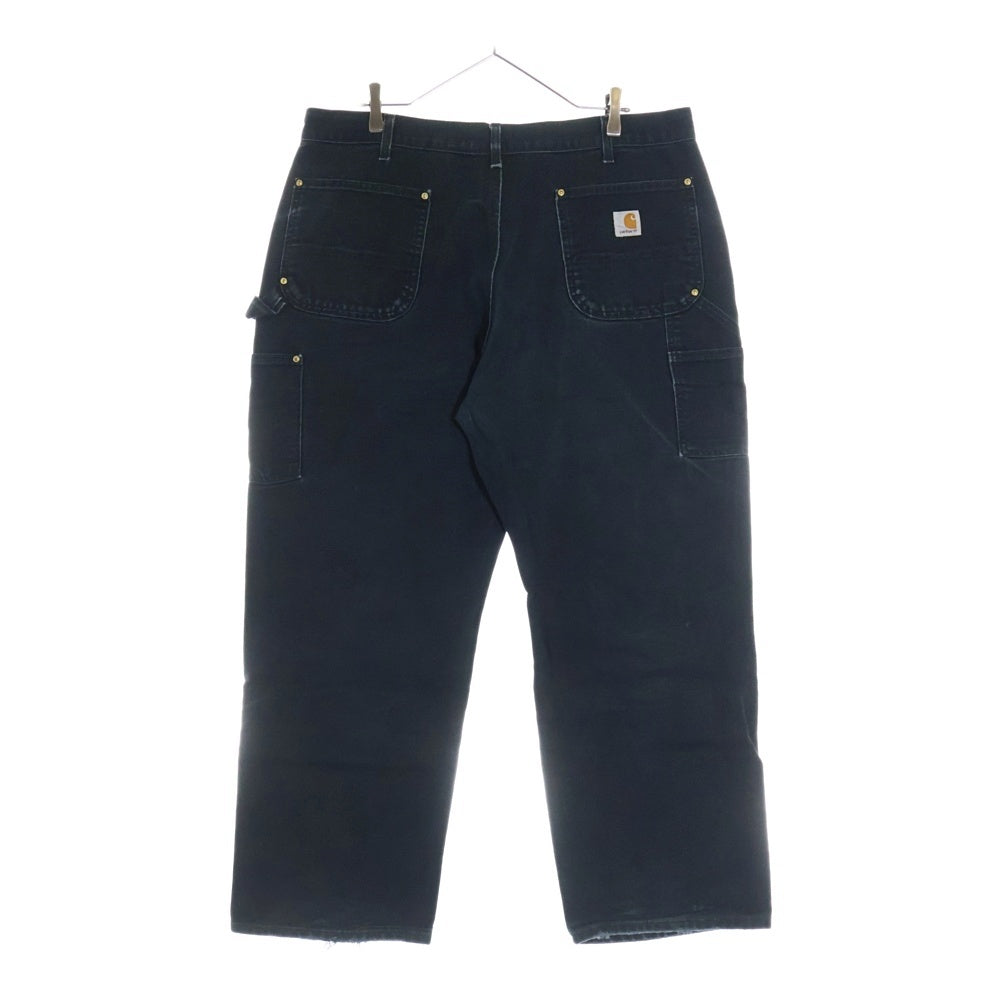 CARHARTT(カーハート) DOUBLE KNEE COTTON DUCK PAINTER PANTS ダブルニー カーペンターパンツ ペインター コットンダック ブラック MADE IN USA