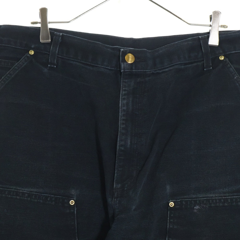 CARHARTT(カーハート) DOUBLE KNEE COTTON DUCK PAINTER PANTS ダブルニー カーペンターパンツ ペインター コットンダック ブラック MADE IN USA