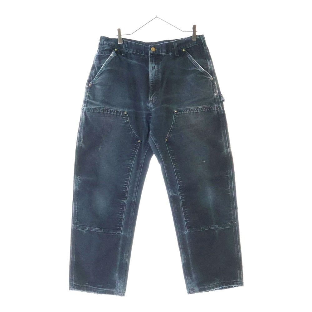 CARHARTT(カーハート) DOUBLE KNEE COTTON DUCK PAINTER PANTS ダブルニー カーペンターパンツ ペインター コットンダック ブラック MADE IN USA