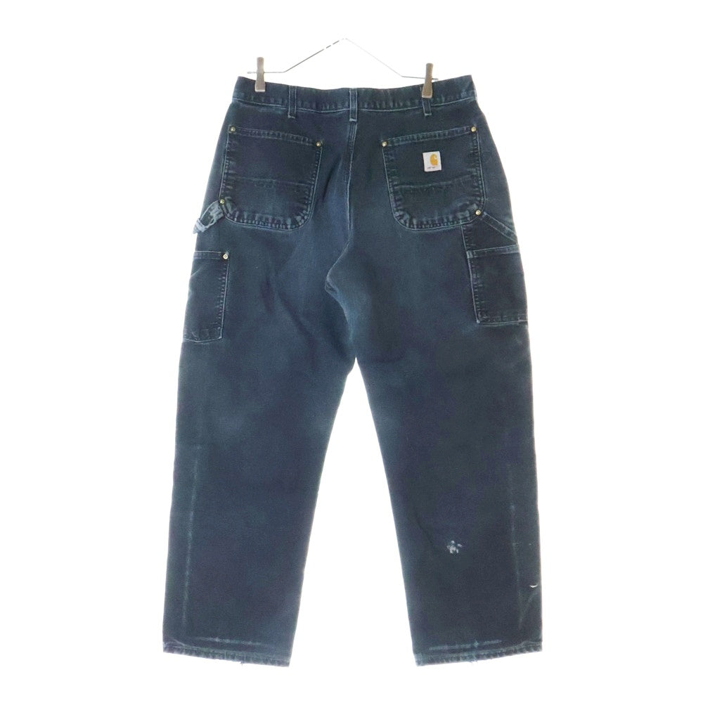 CARHARTT(カーハート) DOUBLE KNEE COTTON DUCK PAINTER PANTS ダブルニー カーペンターパンツ ペインター コットンダック ブラック MADE IN USA