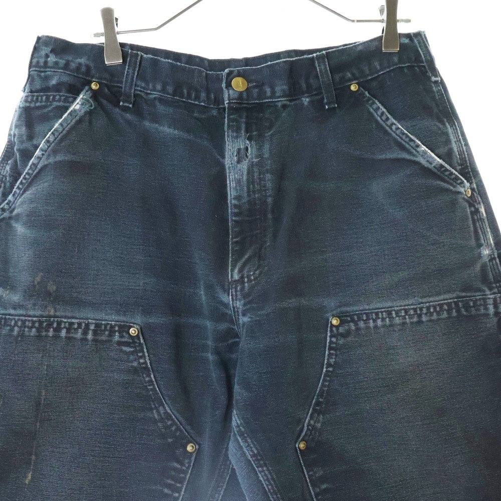 CARHARTT(カーハート) DOUBLE KNEE COTTON DUCK PAINTER PANTS ダブルニー カーペンターパンツ ペインター コットンダック ブラック MADE IN USA