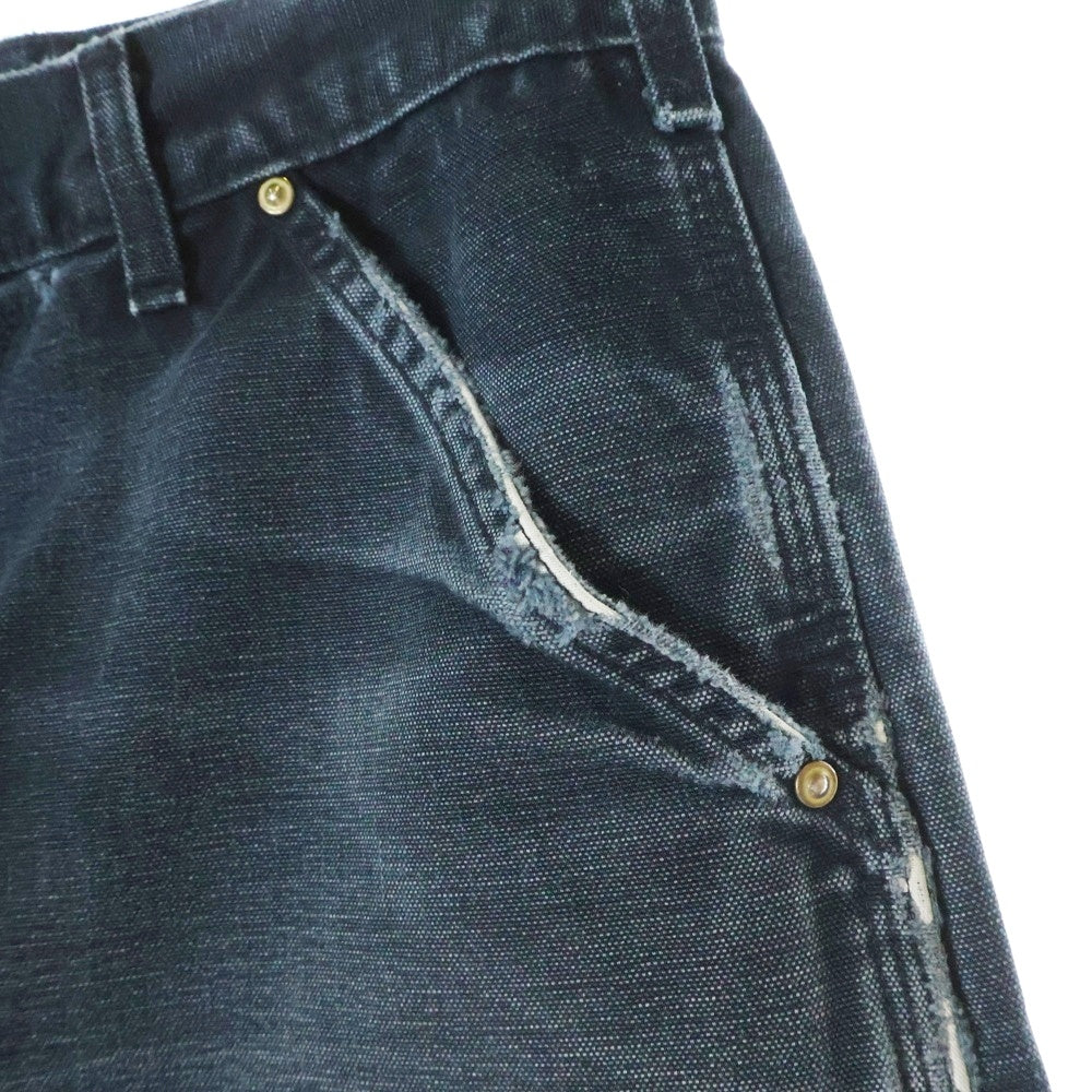 CARHARTT(カーハート) DOUBLE KNEE COTTON DUCK PAINTER PANTS ダブルニー カーペンターパンツ ペインター コットンダック ブラック MADE IN USA