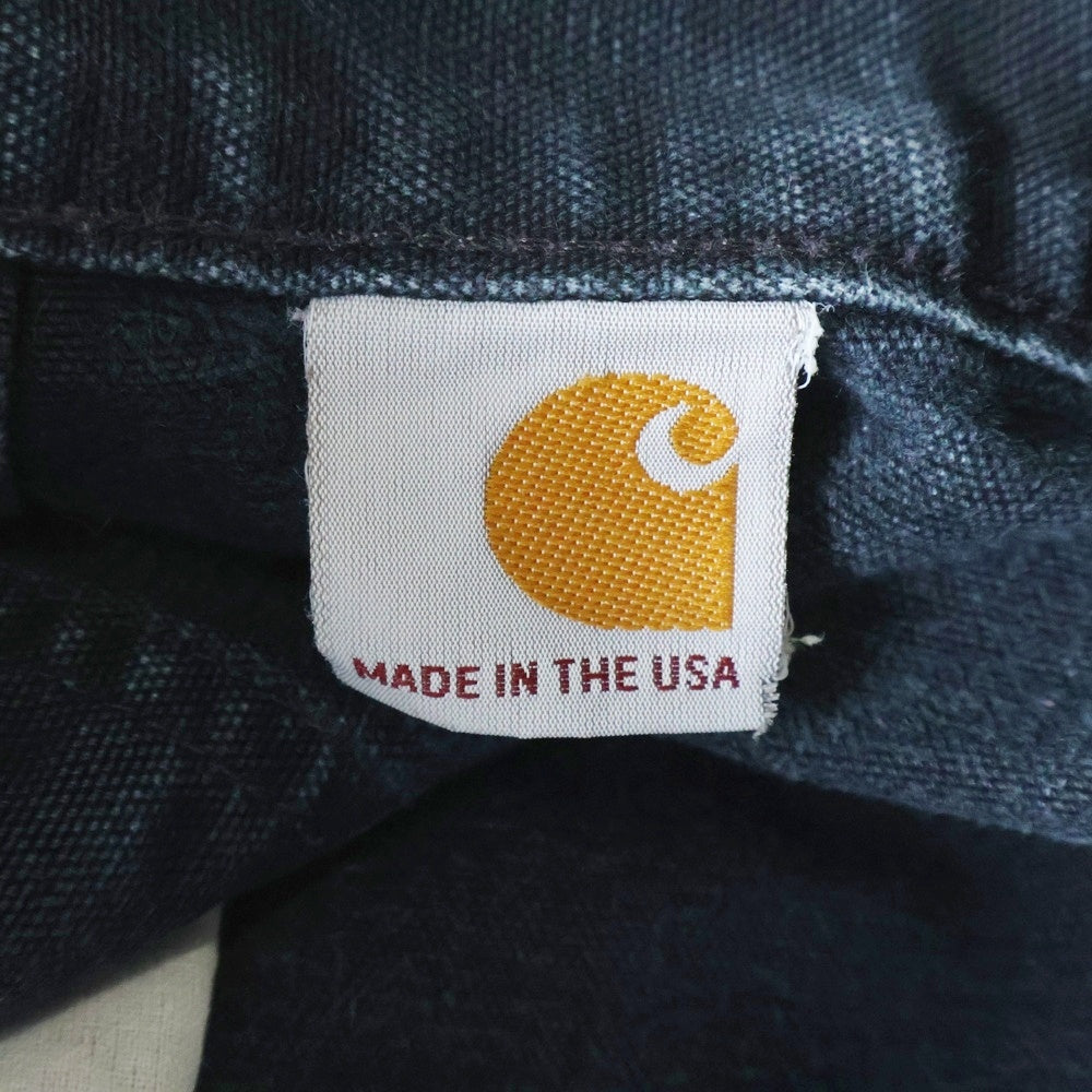 CARHARTT(カーハート) DOUBLE KNEE COTTON DUCK PAINTER PANTS ダブルニー カーペンターパンツ ペインター コットンダック ブラック MADE IN USA