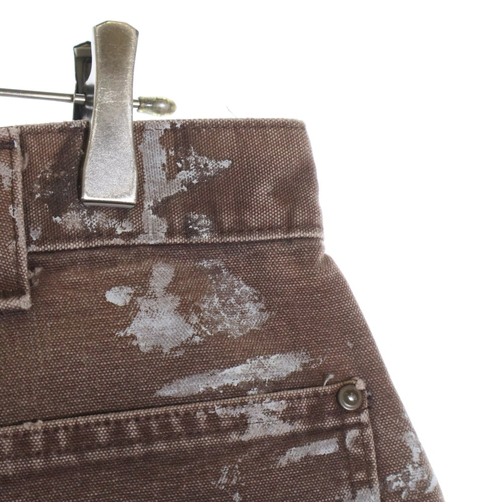 CARHARTT(カーハート) DOUBLE KNEE COTTON DUCK PAINTER PANTS ダブルニー カーペンターパンツ ペインター コットンダック ブラウン MADE IN MEXICO